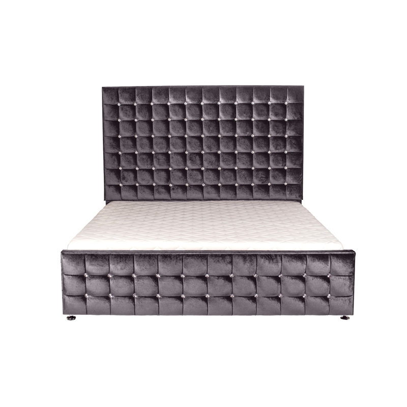 Rosdorf Park Coffman Gepolsterter Bettrahmen & Bewertungen | Wayfair.de